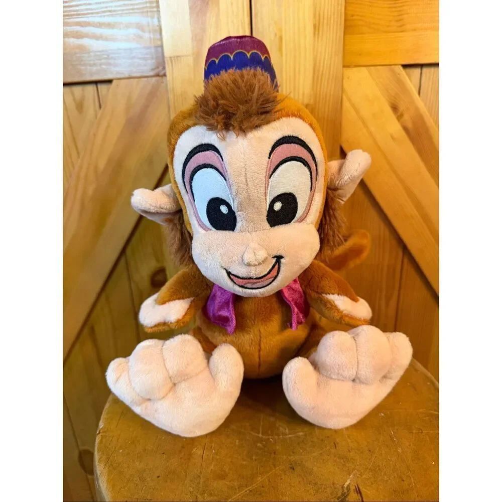 Walt Disney Parks Aladdin Abu Big Feet Stuffed Soft Plush 12” (6809)